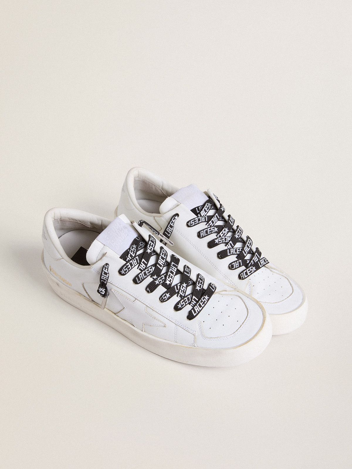 Black Golden Goose Sneakers with Denim