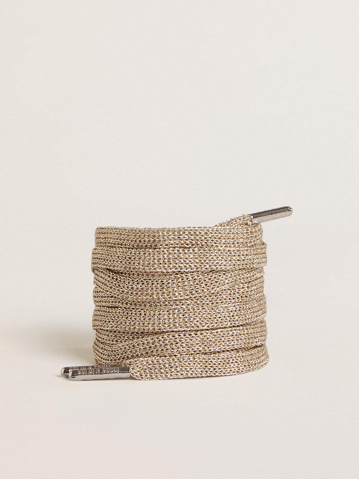 Gold lurex laces | Golden Goose Official Website