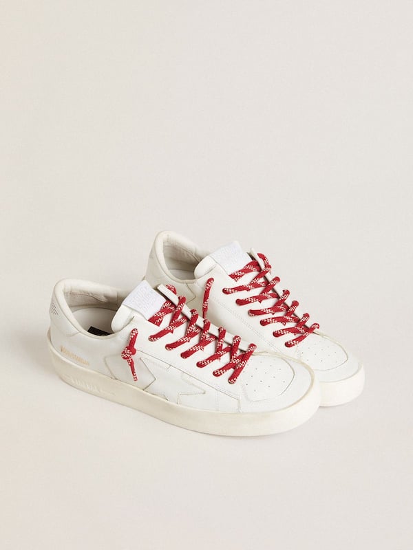 Golden Goose - Red cotton laces with red aglet in 