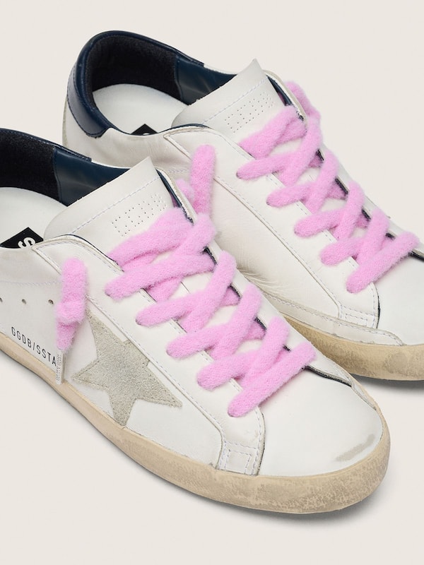 Pink puffy laces