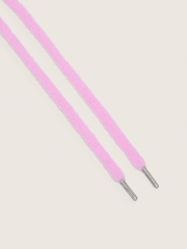 Pink puffy laces