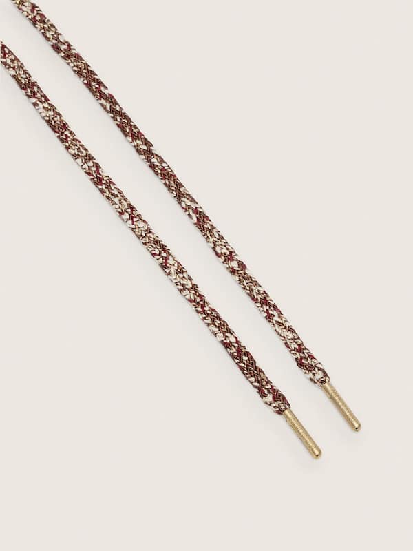 Golden Goose - Multicolor braided laces with lurex in 