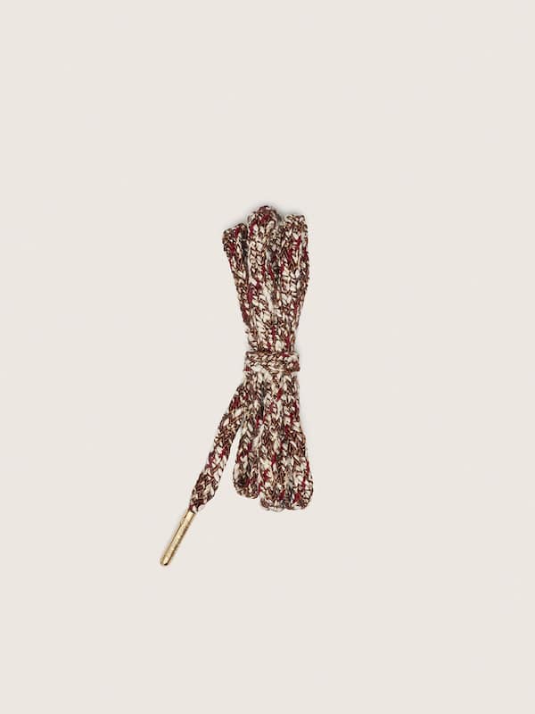 Golden Goose - Multicolor braided laces with lurex in 