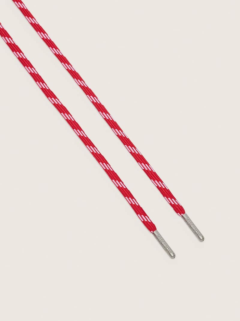 Golden Goose - Cordones de trekking rojos con detalles blancos in 