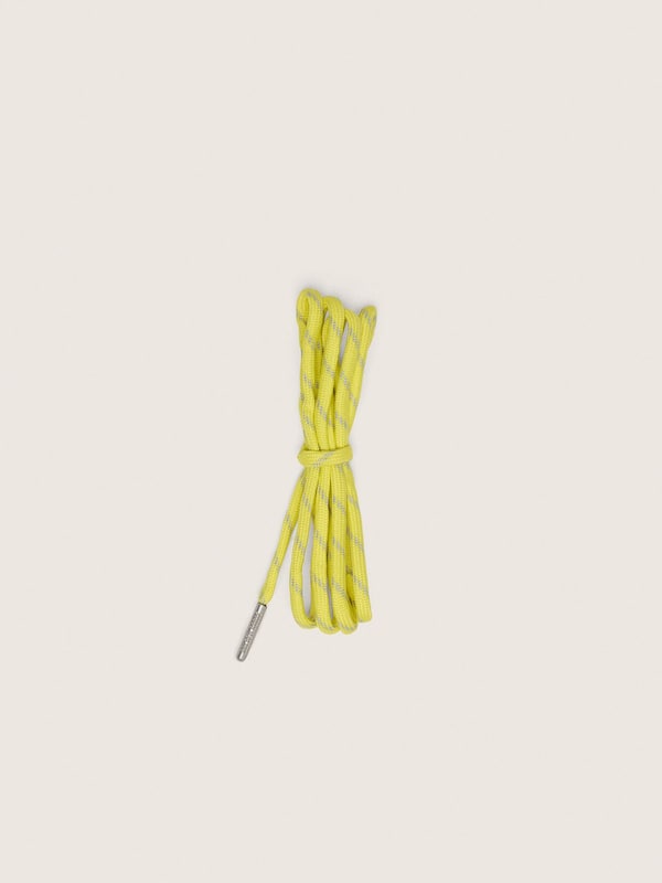 Golden Goose - Yellow hiking laces with gray details in 