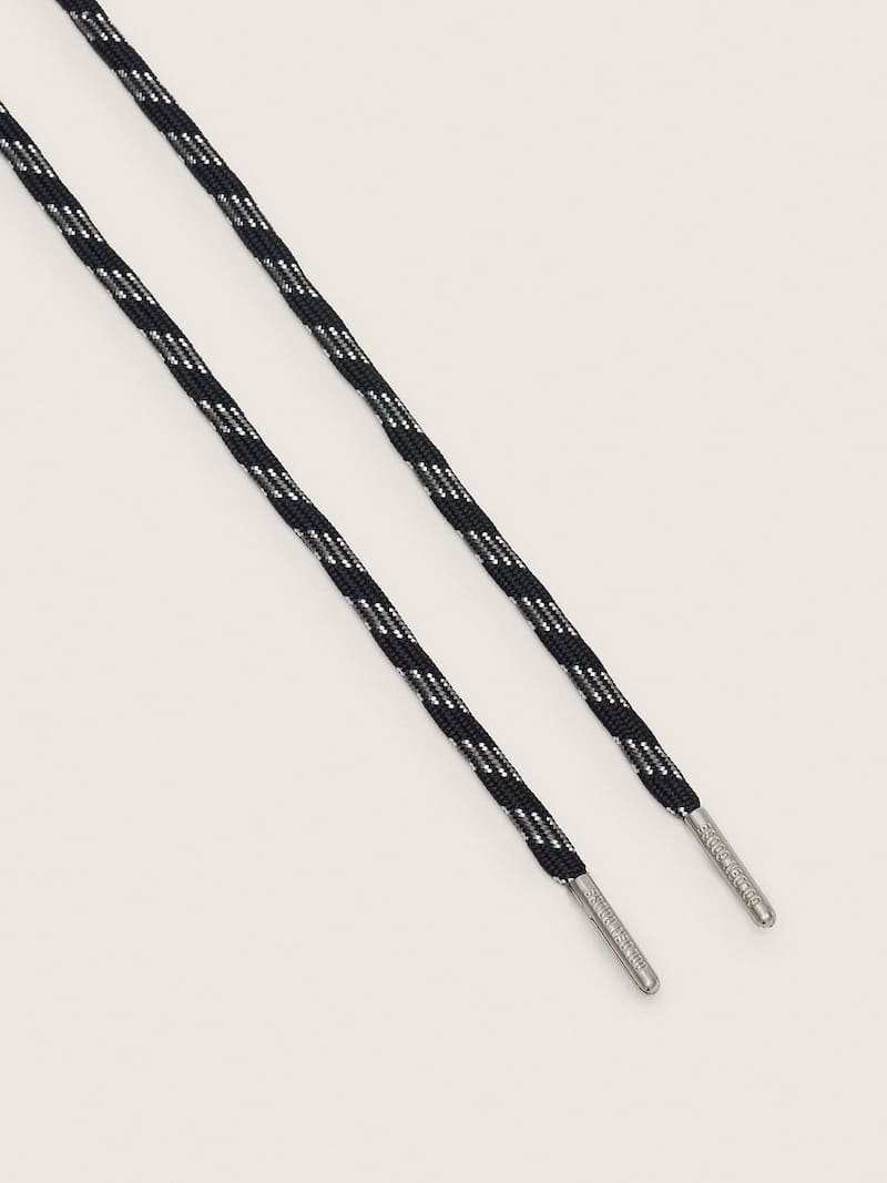 Golden Goose - Cordones de trekking negros con detalles grises in 