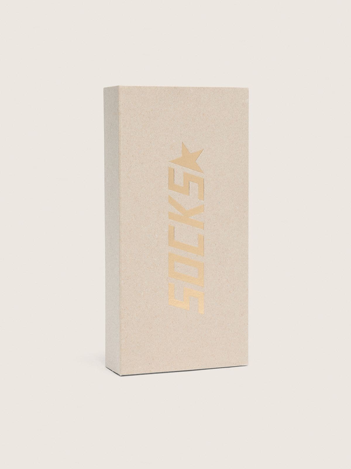 Golden Goose - Vintage white socks with distressed details and two-tone stripes in 