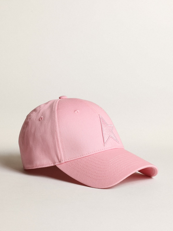 Golden Goose - Pink Demos Star Collection baseball cap with tone-on-tone star in 