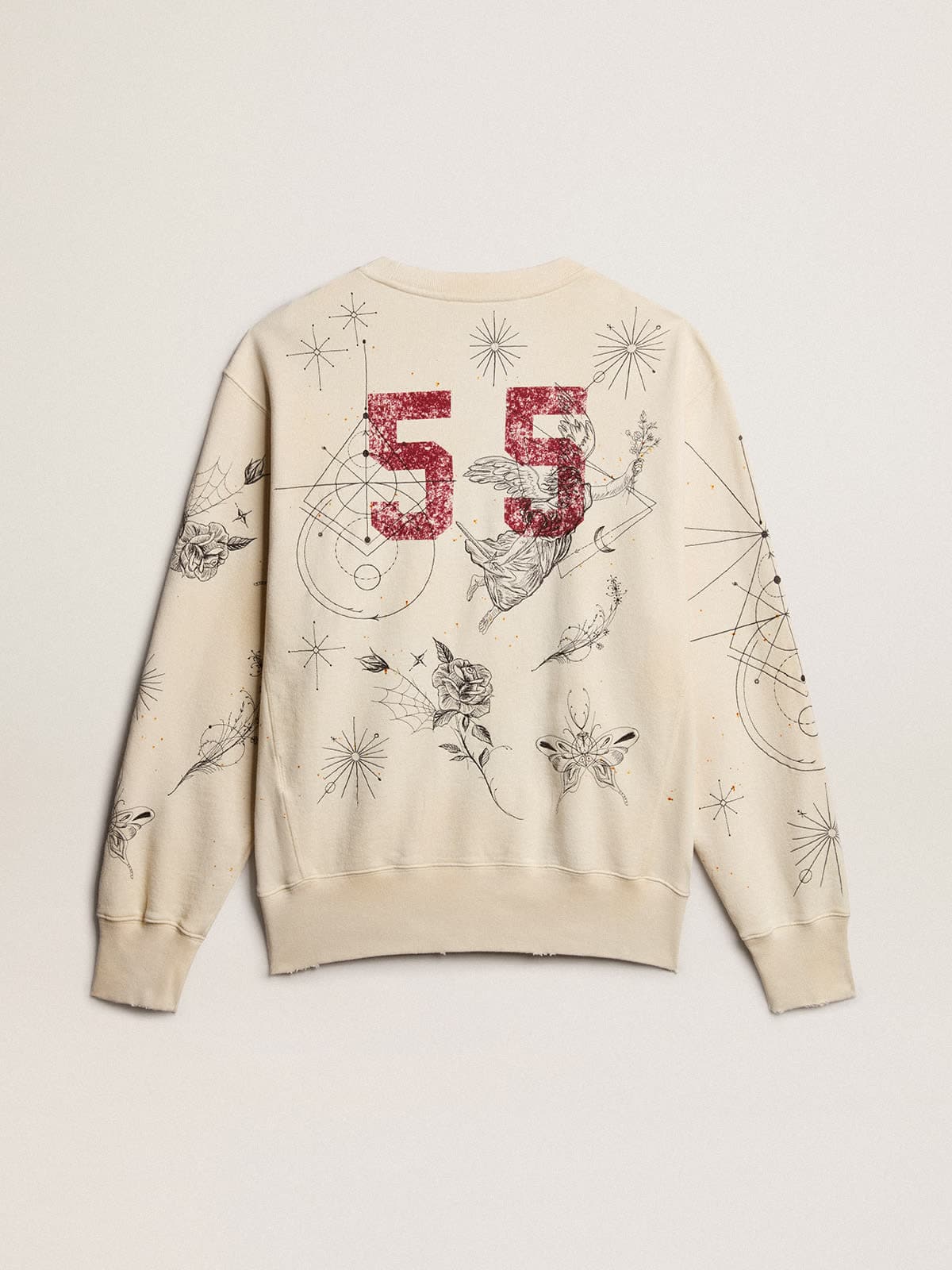 Golden Goose - Sudadera en exclusiva HAUS of Dreamers color blanco envejecido  in 