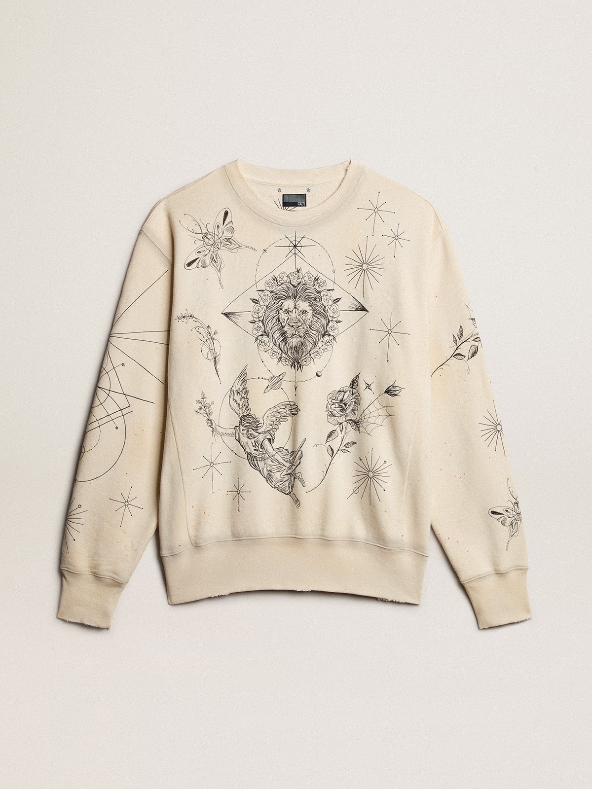 Golden Goose - Exclusive HAUS of Dreamers sweatshirt in aged white  in 