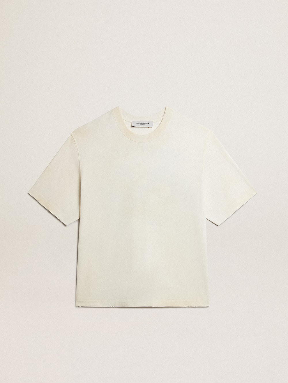 Golden Goose - T-shirt CNY blanc vieilli in 