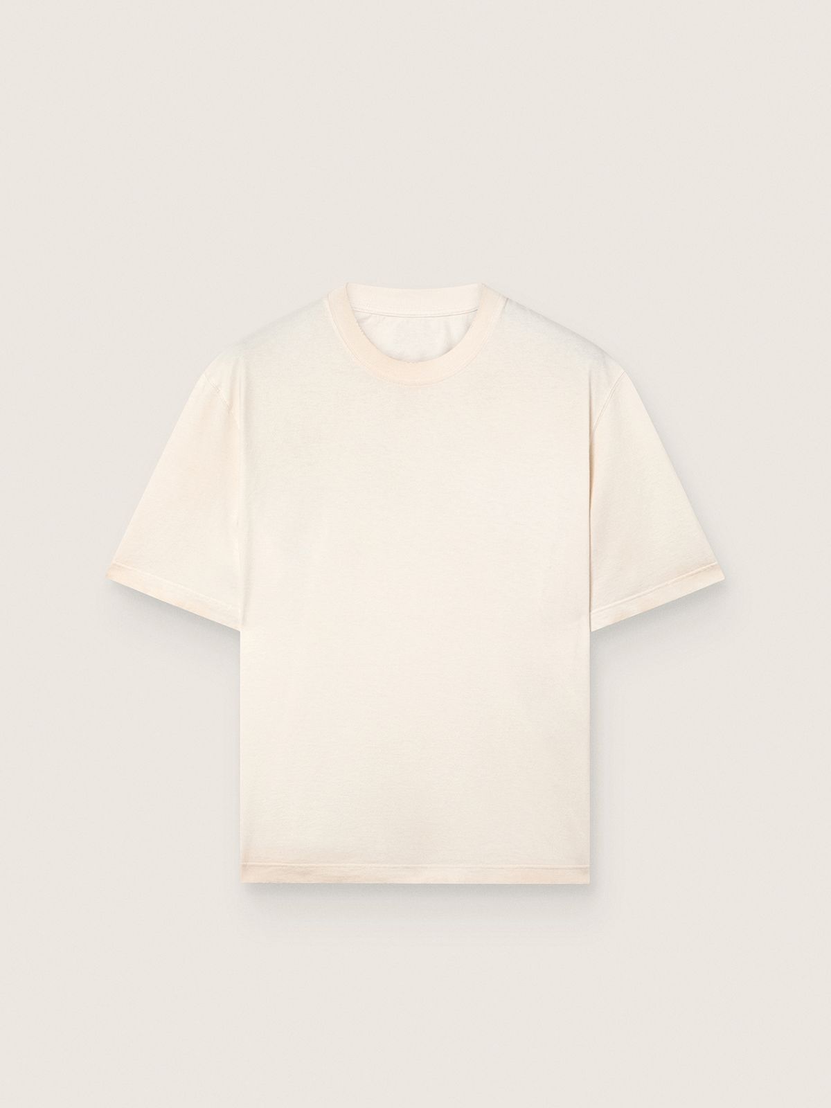T-shirt unisexe Star en coton blanc vintage avec imprimé noir dans le dos — Golden Goose