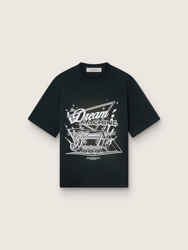Golden Goose /  Fivefourfive Collab black “Where Dreams Come True” T-shirt