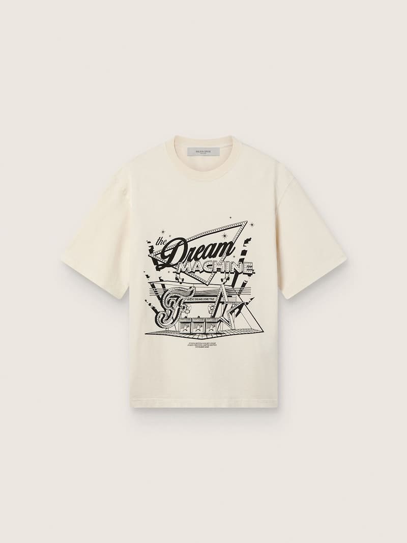 Golden Goose /  Fivefourfive Collab white “Where Dreams Come True” T-shirt