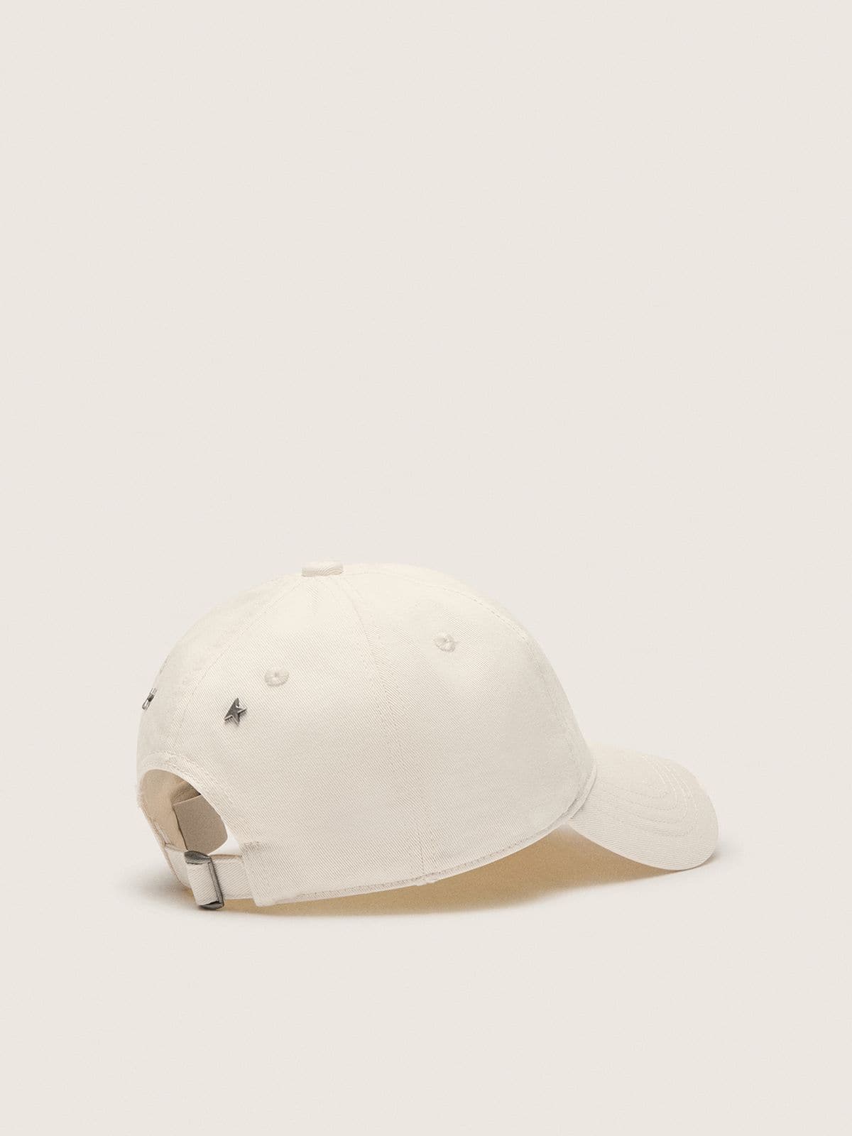 Golden Goose - Vintage white cotton baseball cap in 