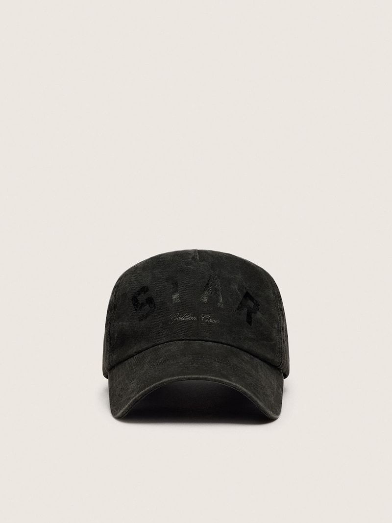 Star baseball cap in anthracite-gray cotton