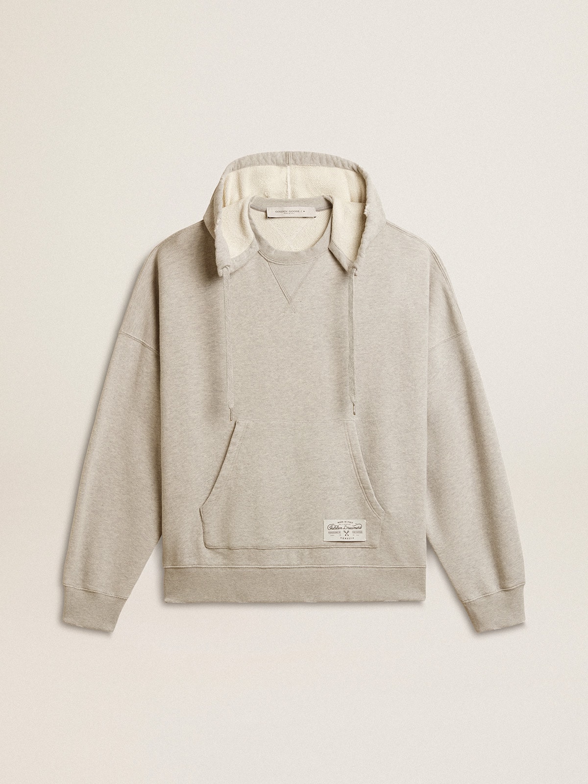 Golden Goose - Unisex cotton hooded sweatshirt with print on the back in 