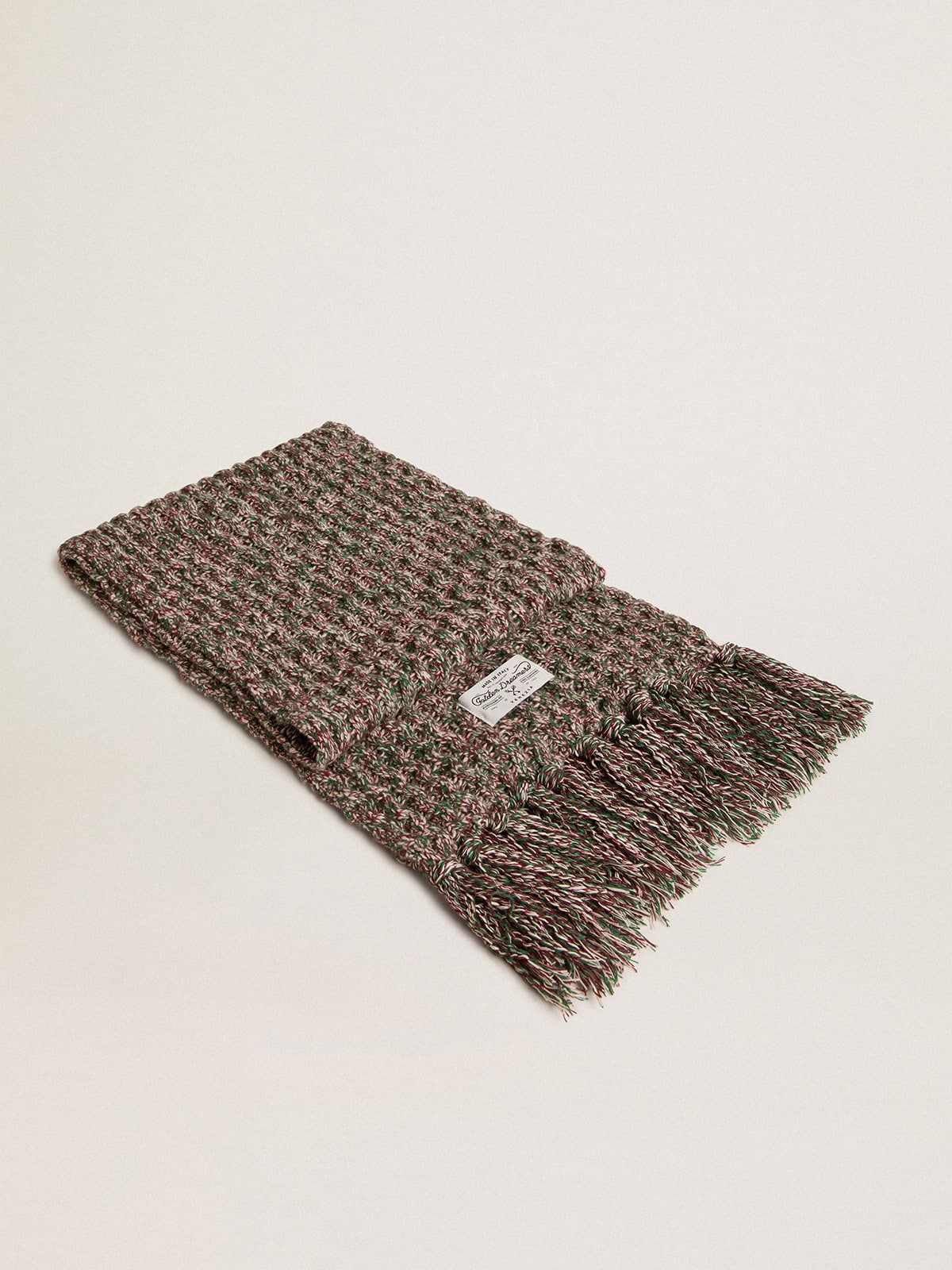 Golden Goose - Multicolored wool scarf in 