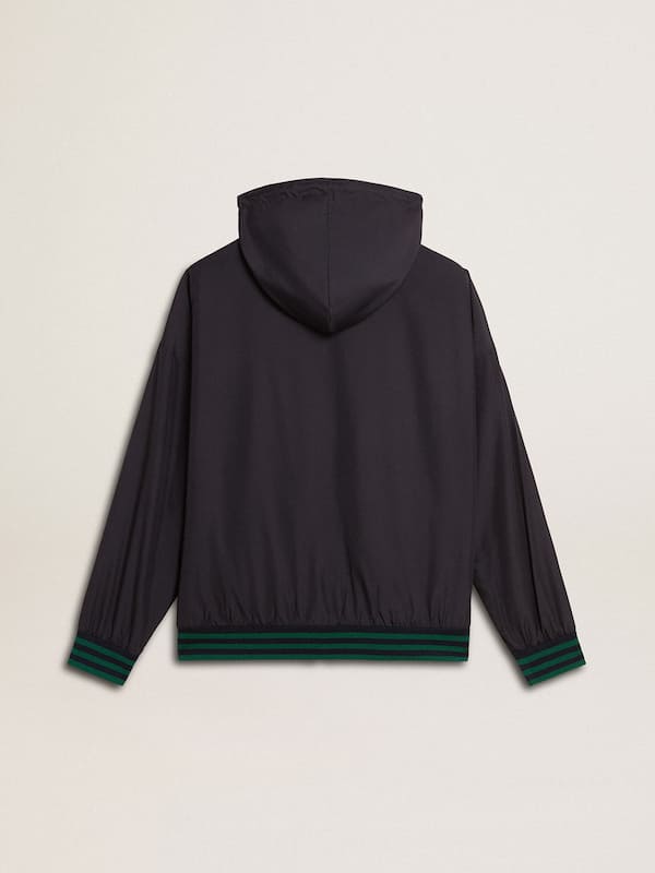 Golden Goose - Men's green and blue reversible hooded sweatshirt  in 