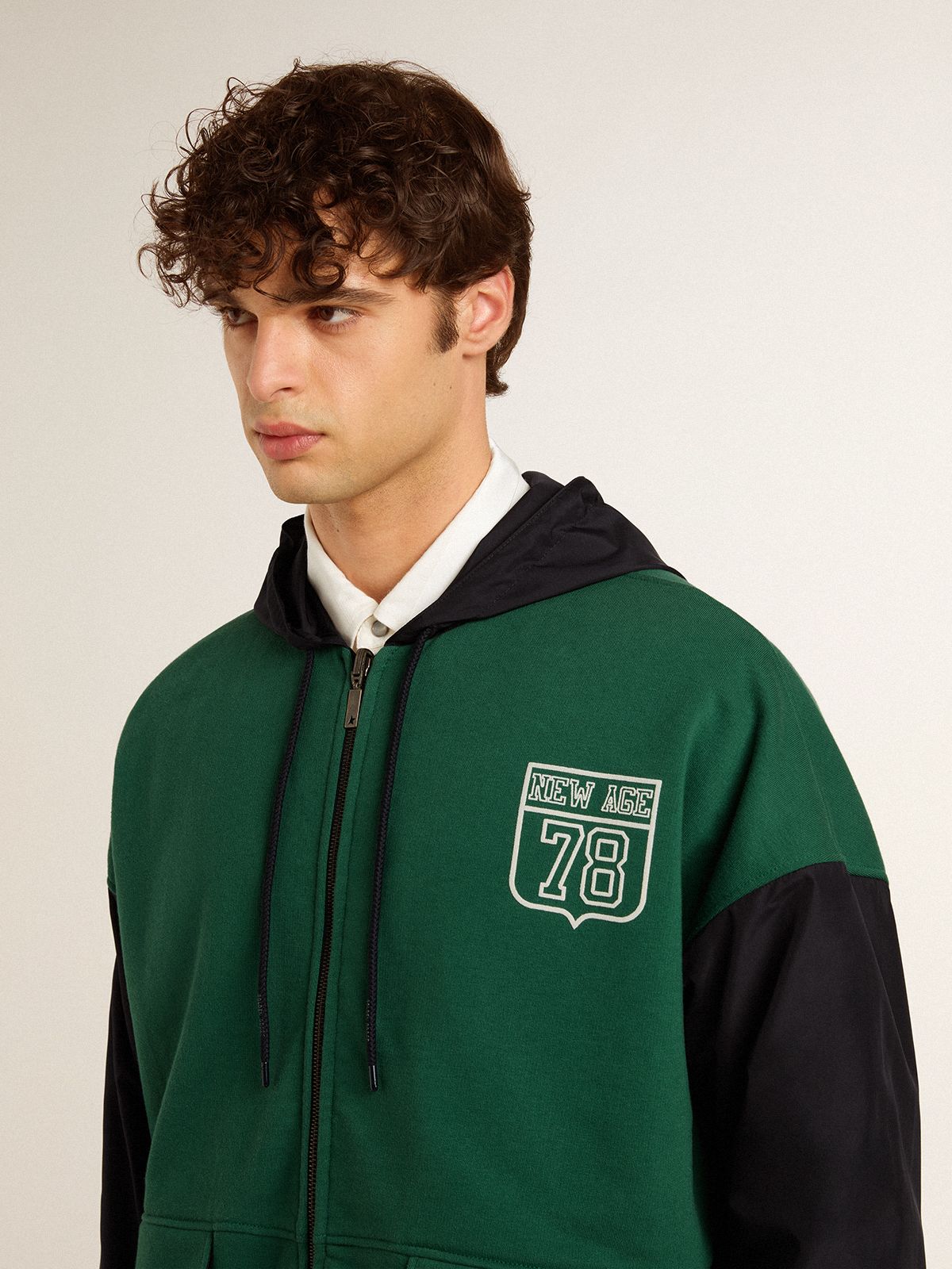 Generisch Felpa con cappuccio M da uomo, invernale, tempo libero e fitness, felpa con cappuccio, felpa a pois, traspirante da uomo, verde, XXL Generisch Felpa con cappuccio M da uomo, invernale, tempo libero e fitness, felpa con cappuccio, felpa a pois, traspirante da uomo, verde, XXL
