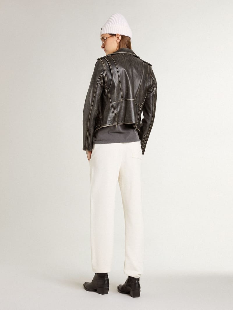 Golden Goose - Wei&szlig;e Joggers in 