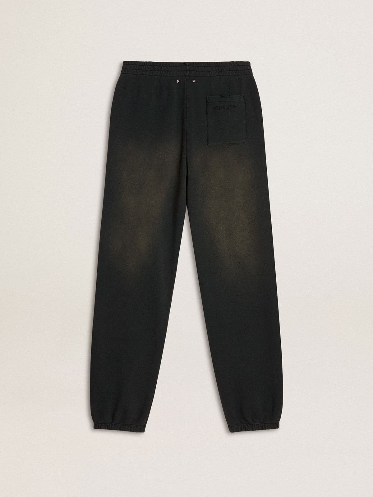 Golden Goose - Pantalone jogging unisex nero effetto lavato  in 