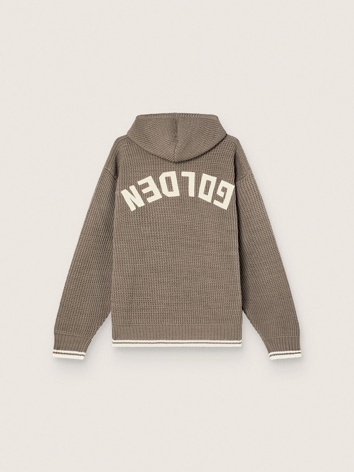 Golden Goose - Sweat-shirt &agrave; capuche unisexe en maille gris tourterelle in 