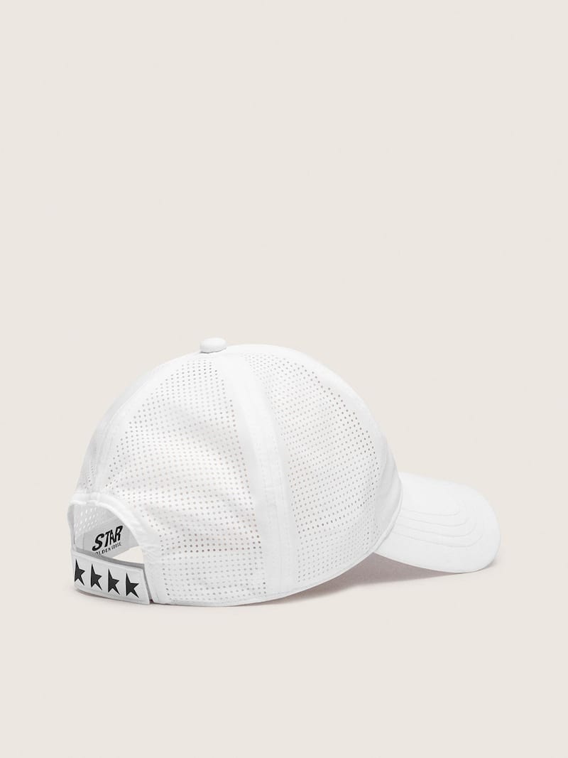 Golden Goose - Casquette de baseball mod&egrave;le tech blanche in 