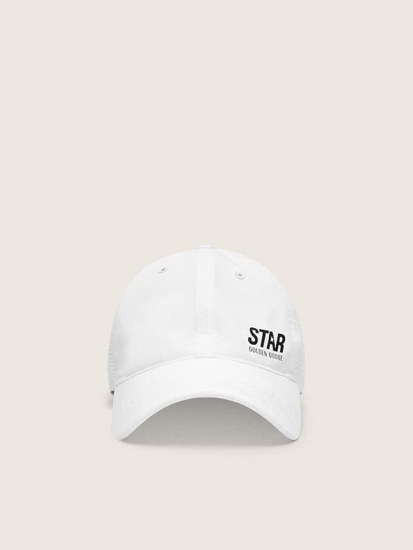Golden Goose - White tech-style baseball cap in 