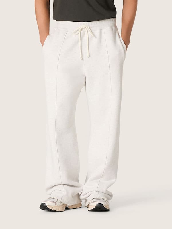 Golden Goose - Star unisex sweatpants in gray melange fleece in 