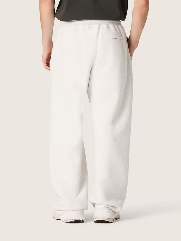 Golden Goose - Star unisex sweatpants in gray melange fleece in 