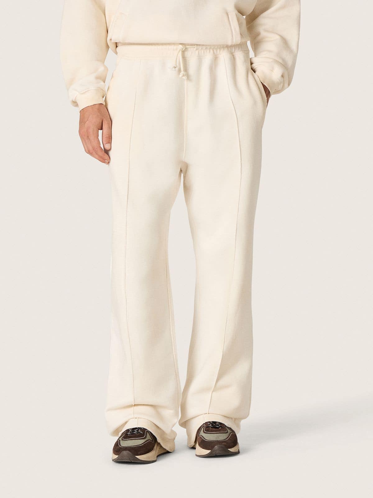 Golden Goose - Pantalon de jogging unisexe Star en molleton blanc vintage in 