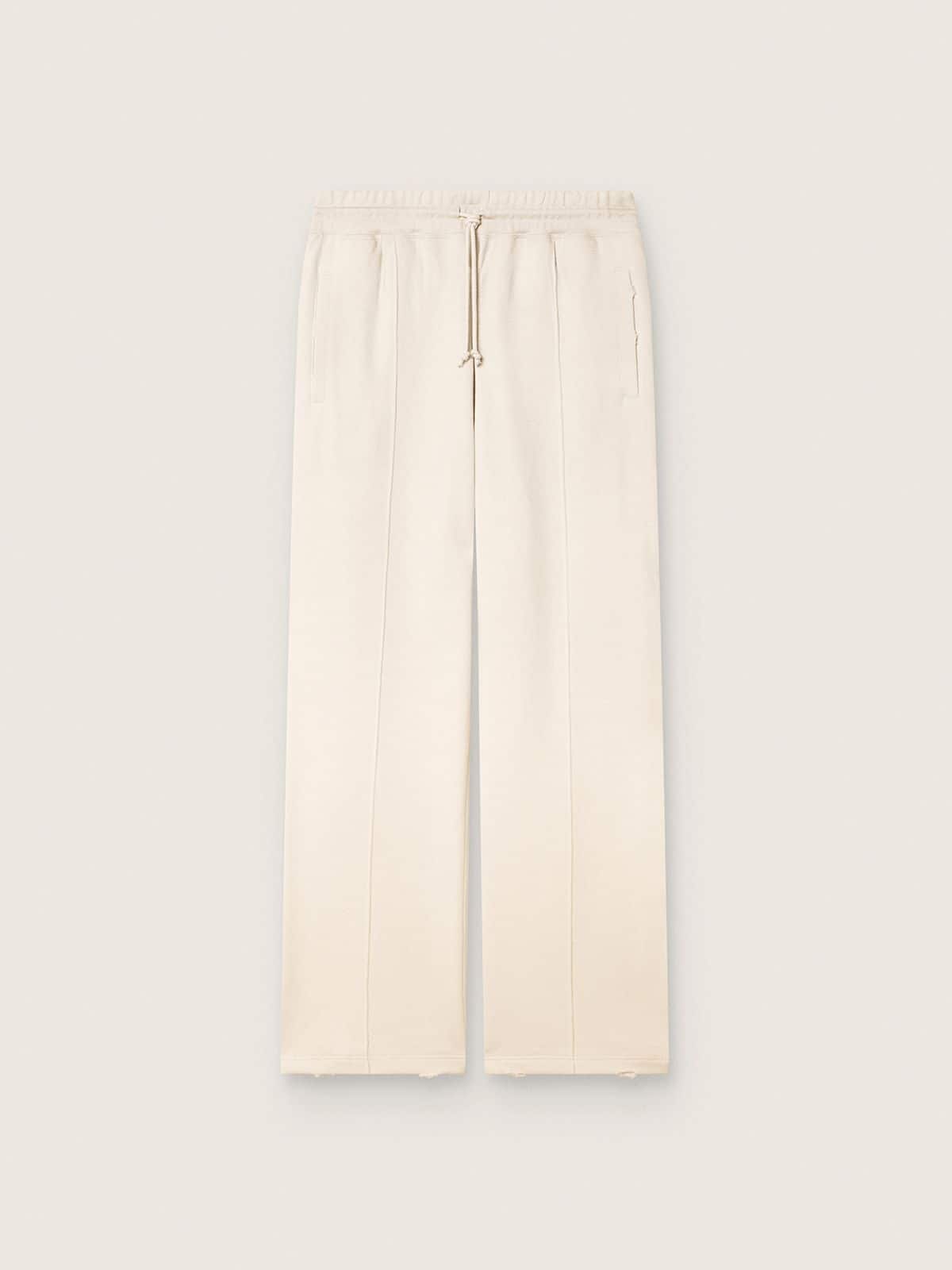Golden Goose - Pantalon de jogging unisexe Star en molleton blanc vintage in 