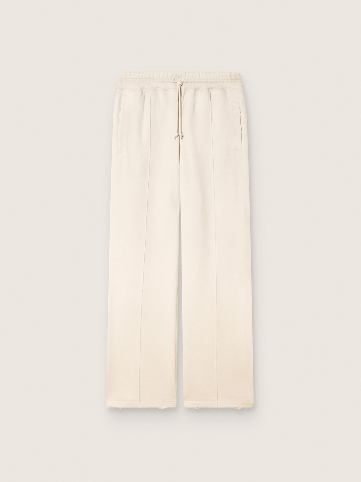 Pantalon de jogging unisexe Star en molleton blanc vintage — Golden Goose