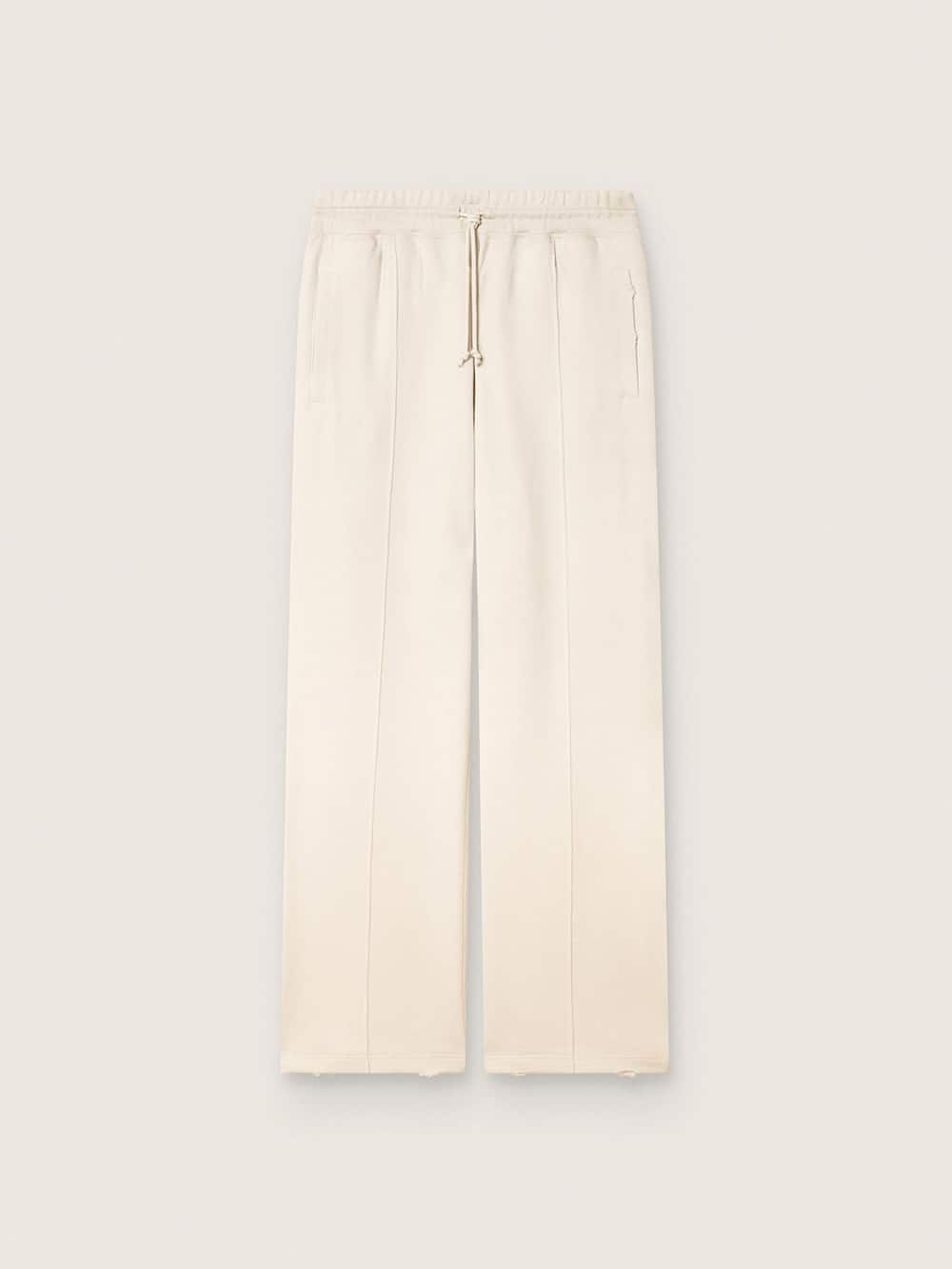 Pantalon de jogging unisexe Star en molleton blanc vintage — Golden Goose