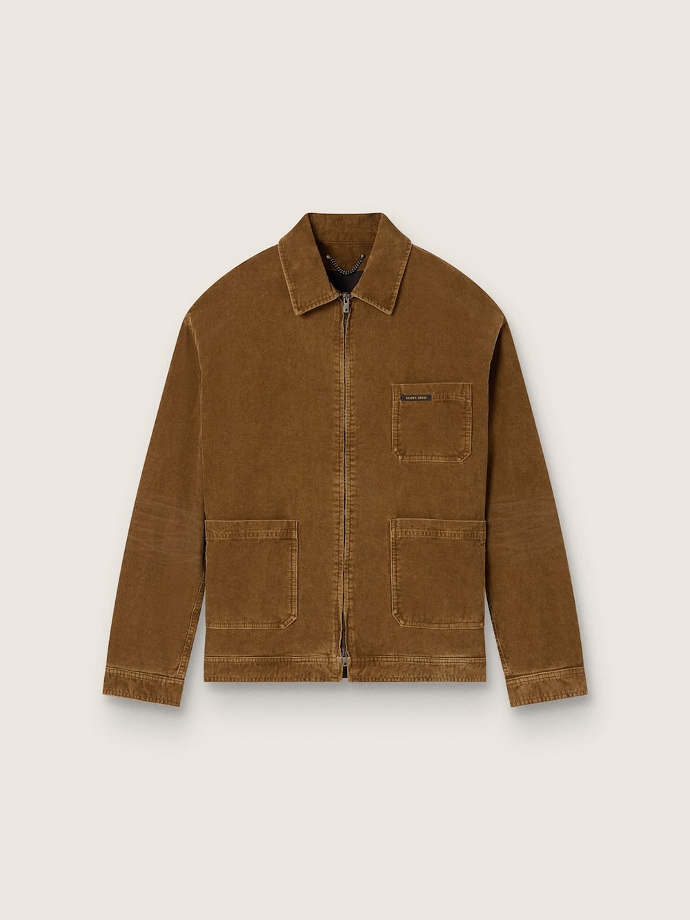 Veste unisexe en velours côtelé ambre — Golden Goose