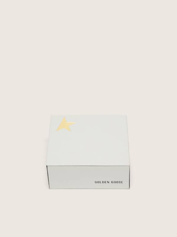 Golden Goose - Orangefarbenes Set mit zwei B&auml;ndern aus Twill mit Paisleymuster in 