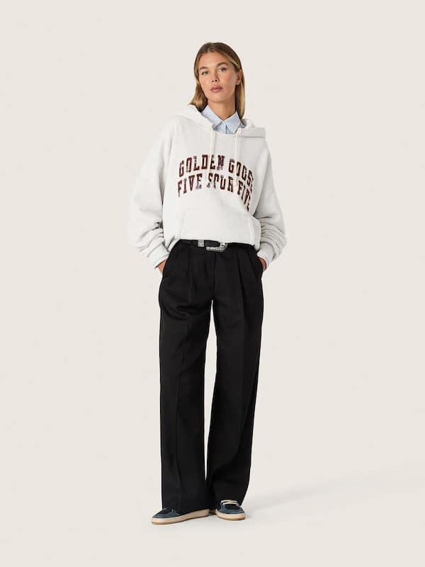 Golden Goose Golden Goose | FiveFourFive Unisex oversize gray sweatshirt Sweatshirts grey unisex