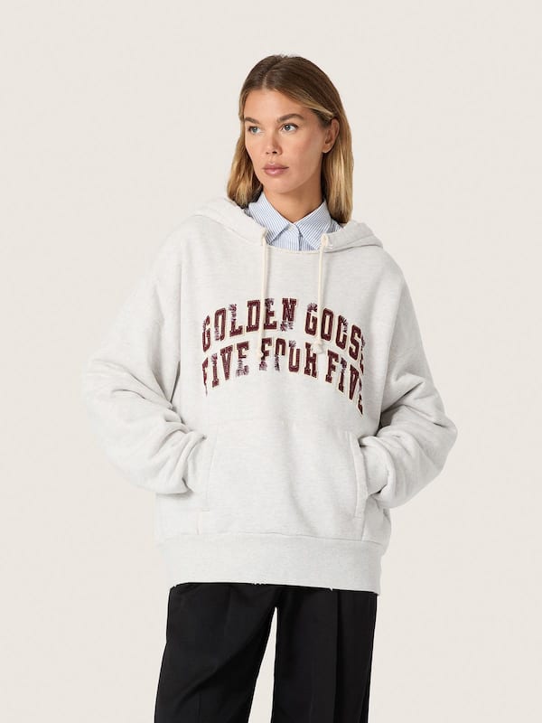Golden Goose Golden Goose | FiveFourFive Unisex oversize gray sweatshirt Sweatshirts grey unisex