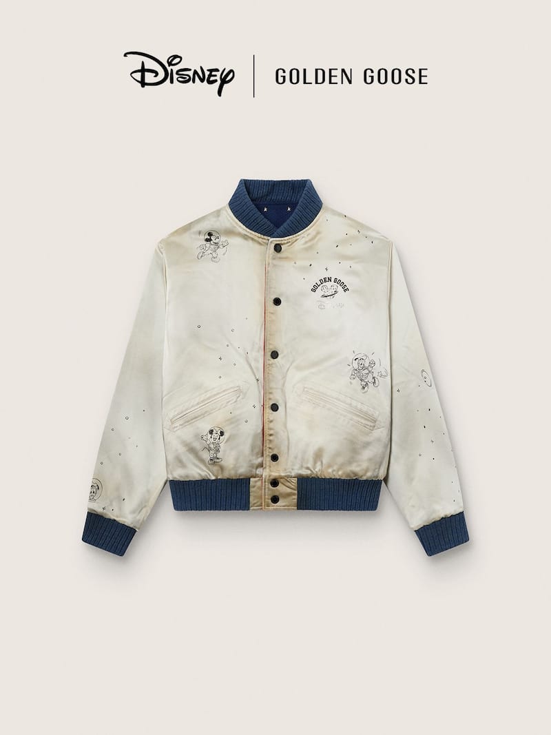 Golden Goose Disney | Golden Goose Unisex reversible bomber jacket Coats & Jackets white unisex