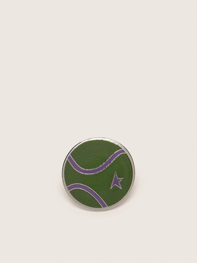Grün-violette Brosche – Championship-Set