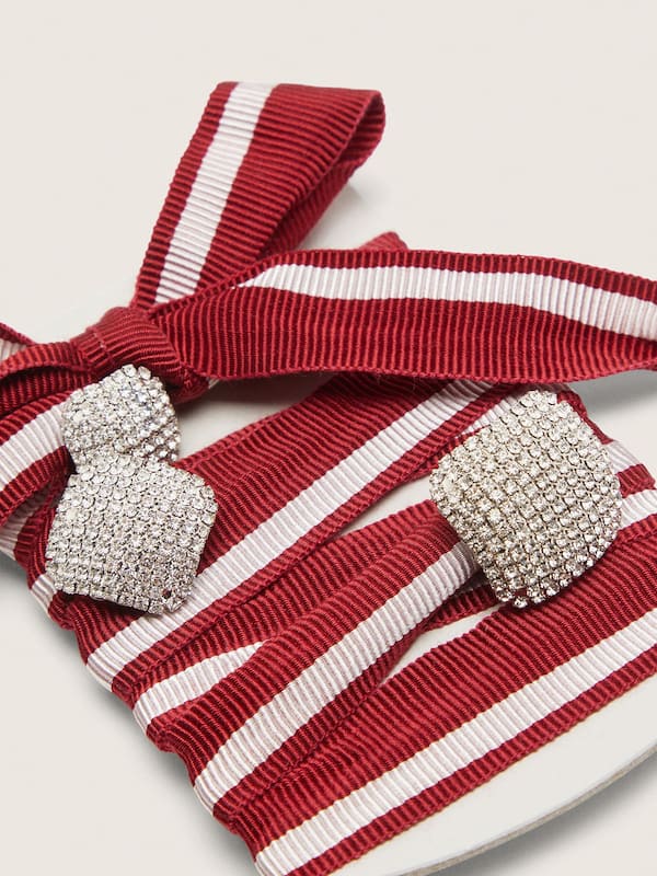 Golden Goose - Skins two-tone laces with three silver charms in 