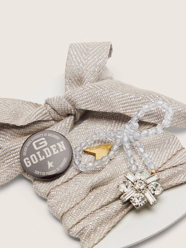 Golden Goose - Skins beige laces with charms and pin in 