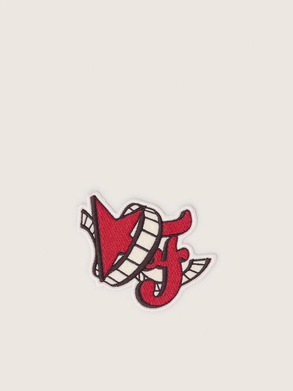 Golden Goose /  Fivefourfive Collab red and beige patch set