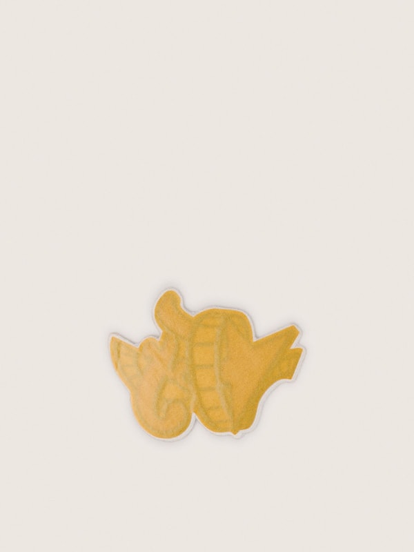 Golden Goose - Golden Goose /  Fivefourfive Collab red and beige patch set in 