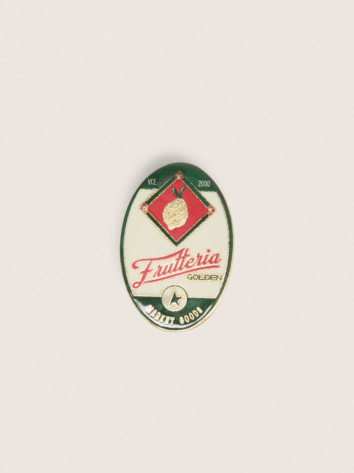 Golden Goose - Set de deux broches &laquo;&nbsp;Frutteria Golden&nbsp;&raquo; in 