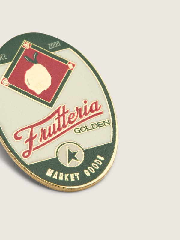 Golden Goose - Set of two "Frutteria Golden" pins in 