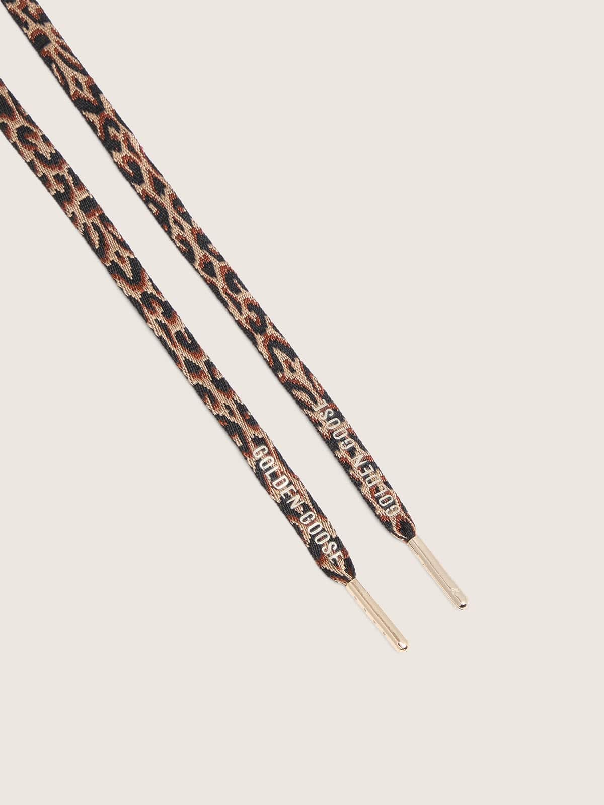 Golden Goose - Cadar&ccedil;os de jacquard com estampa de leopardo in 