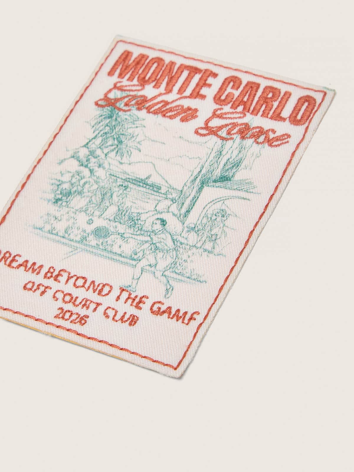 Golden Goose - Tennis-inspired set with two patches and a pin in 