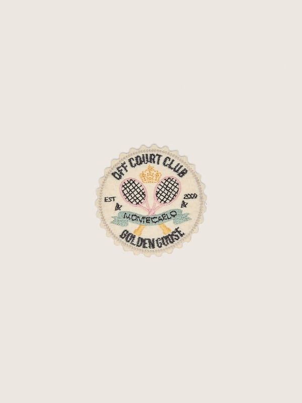 Golden Goose - Tennis-inspired set with two patches and a pin in 